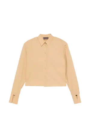 Рубашка с заостренным воротником