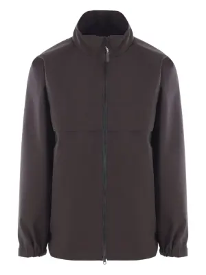 Ветровка на молнии с высоким воротником