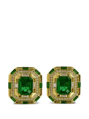 Серьги-гвоздики Byzantine Octagon