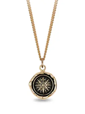 Колье Direction Talisman из желтого золота с подвеской