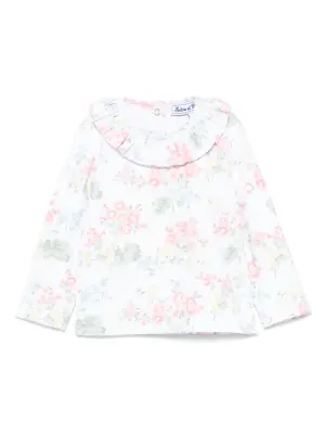Футболка с цветочным принтом