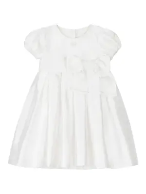 Атласный комплект из платья и блумеров