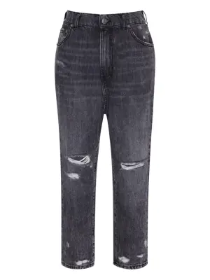 Джинсы с прорезями