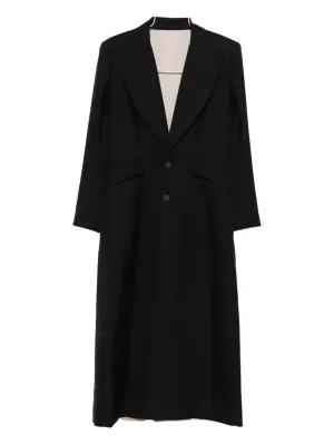 Пальто с панельным дизайном