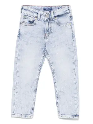 Джинсы с нашивкой-логотипом