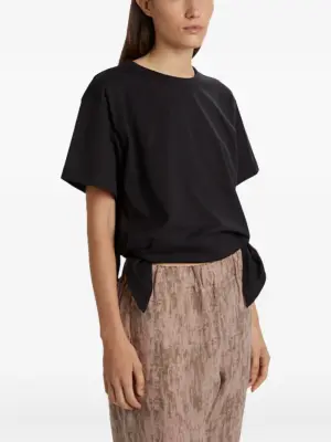 Футболка с завязками сбоку