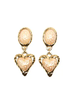 Серьги в форме сердца
