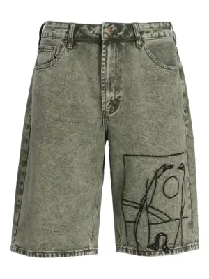 Шорты с вышивкой