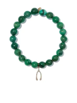 Браслет с подвеской из желтого золота с бриллиантами