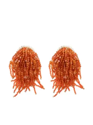 Серьги с бисером