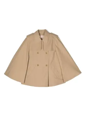 Кейп с вышитым логотипом