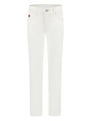 Джинсы с нашивкой-логотипом