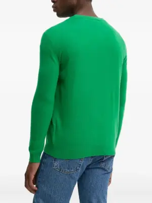 Свитер с круглым вырезом