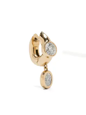 18-каратные серьги-кольца Tusk из желтого золота