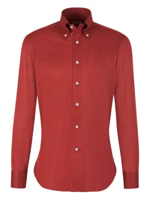 рубашка из ткани пике на пуговицах