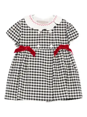 Платье в клетку гингем