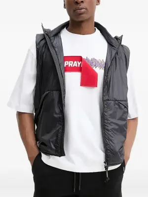 Футболка с логотипом и круглым вырезом