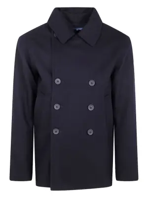 Двубортное бушлатное пальто Osore