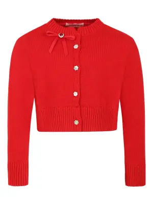 Кардиган с бантами