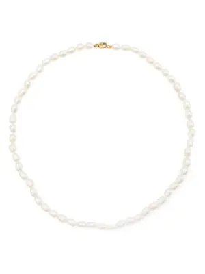 Колье Chunky Seed из желтого золота с жемчугом