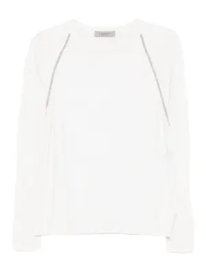 Декорированный трикотаж с рукавами реглан