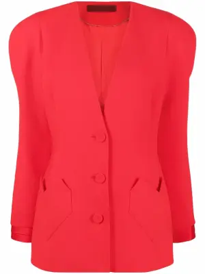 Жакет с объемными рукавами