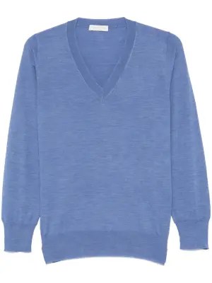Свитер с V-образным вырезом