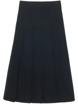 Плиссированная юбка асимметричного кроя