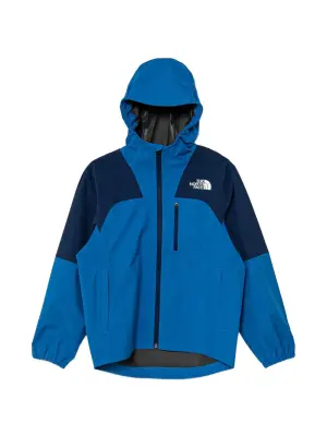 Куртка с капюшоном и цветными вставками