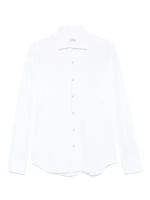 Однотонная рубашка