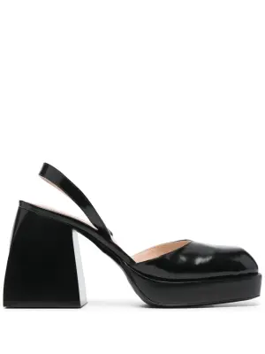 Туфли на массивном каблуке