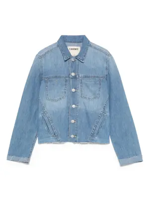 джинсовая куртка со швами