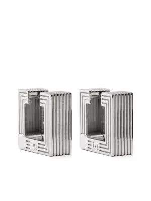 Серьги-кольца Aurelia с тиснением