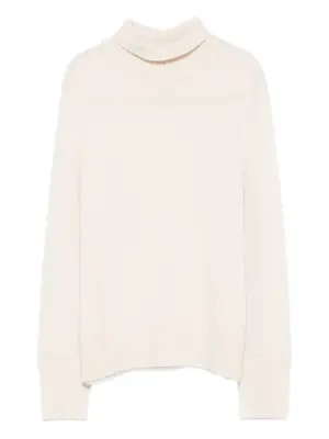 Кашемировый свитер с высоким воротником