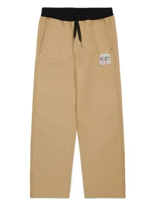 Спортивные брюки с нашивкой-логотипом