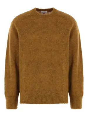 Свитер с круглым вырезом