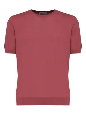 Хлопковая футболка с короткими рукавами