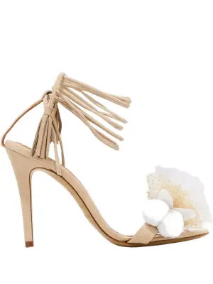 Босоножки с завязками