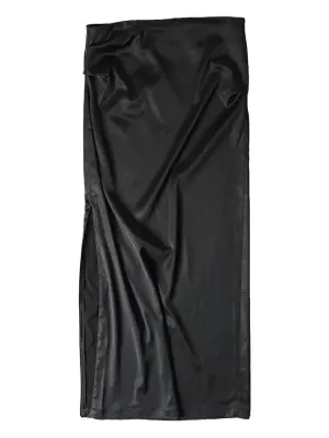 Юбка с логотипом и боковой молнией