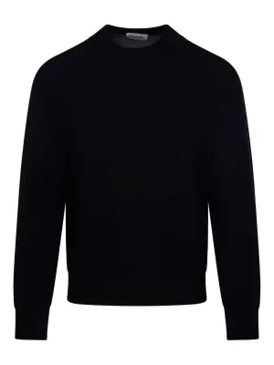 Джемпер с круглым вырезом и длинными рукавами