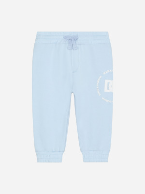 Джоггеры из джерси с принтом логотипа DG