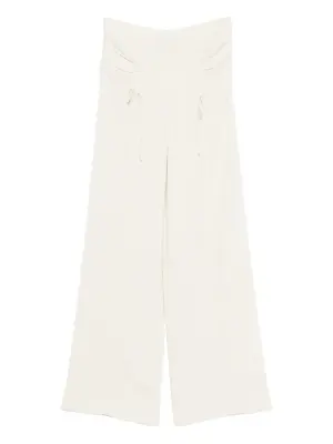 Брюки с кулиской и сборками