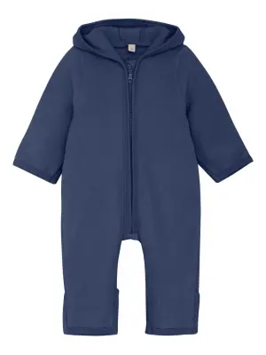 Комбинезон на молнии с капюшоном