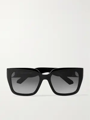 Солнцезащитные очки DIOR EYEWEAR 30Montaigne S8U в стиле "кошачий глаз", увеличенного размера, из ацетата