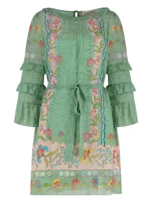 Платье мини Lori с цветочным принтом