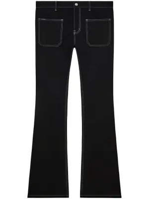 Джинсы bootcut с заниженной талией