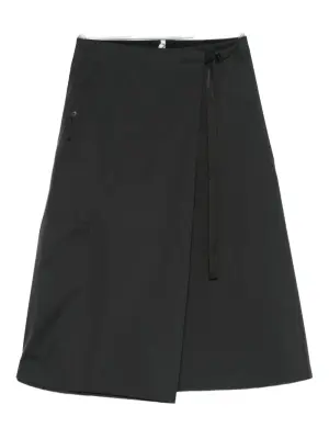 Миди-юбка с запахом