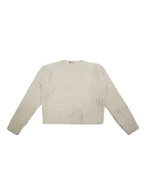 Свитер с круглым вырезом