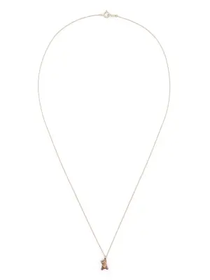 Колье из белого золота с подвеской