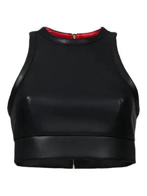 Укороченный топ на молнии